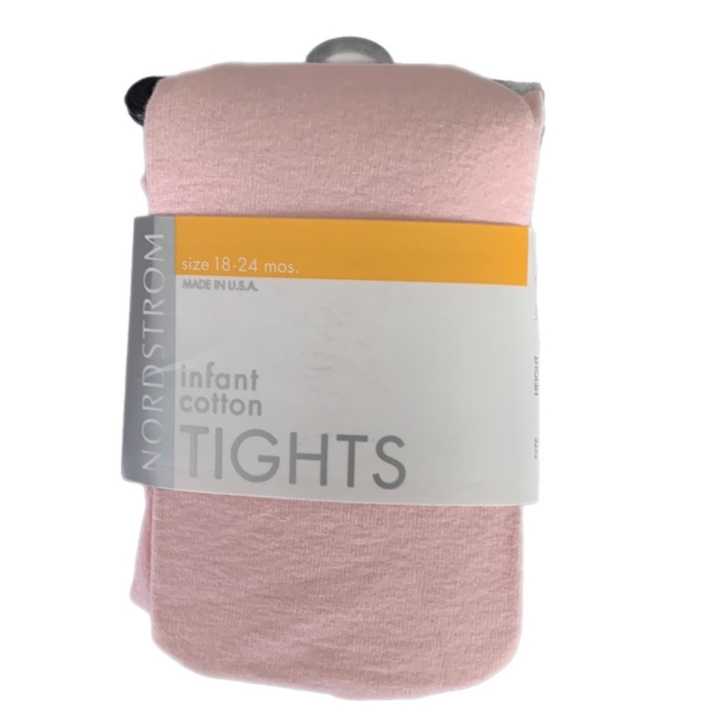 🪻3/$12🪻NWT NORDSTROM Pink Sheer Baby Girls Dress tights 18-24M